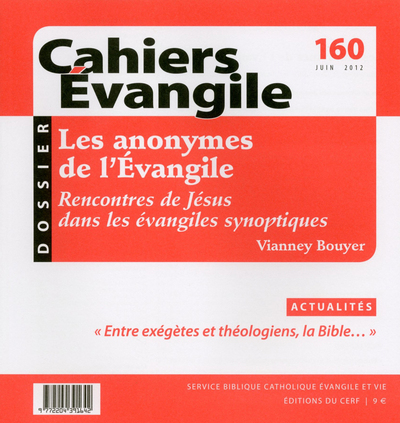 Image de CE-160. LES ANONYMES DE L'ÉVANGILE