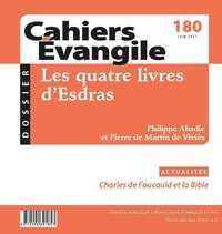 Image de CAHIERS EVANGILE - NUMERO 180 JUIN 2017 LES QUATRELOVRES D'ESDRAS