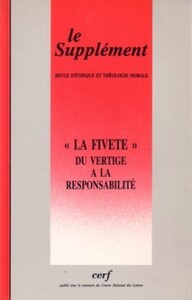 Image de REVUE D'ÉTHIQUE ET DE THÉOLOGIE MORALE 177