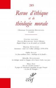Image de REVUE D'ÉTHIQUE ET DE THÉOLOGIE MORALE 285
