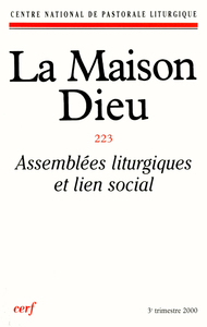 Picture of MAISON-DIEU 223 - ASSEMBLÉES LITURGIQUES ET LIEN SOCIAL