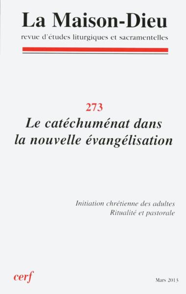 Image de MAISON-DIEU 273 - LE CATÉCHUMÉNAT DANS LA NOUVELLEÉVANGÉLISATION