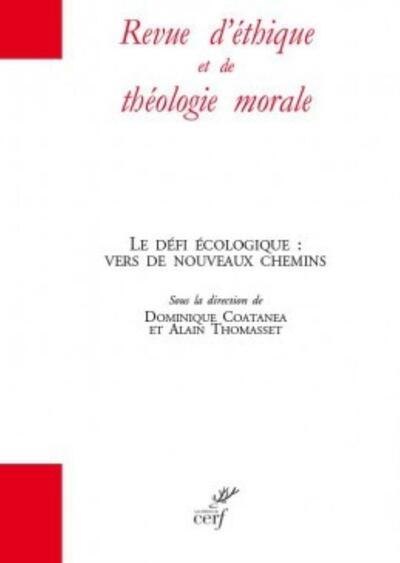 Image de REVUE D'ETHIQUE ET DE THEOLOGIE MORALE HORS SERIE2018 NUMERO 15