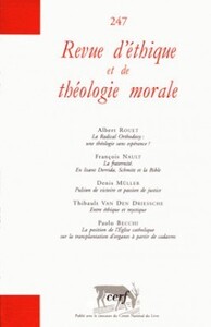 Image de REVUE D'ETHIQUE ET DE THEOLOGIE MORALE NUMERO 247
