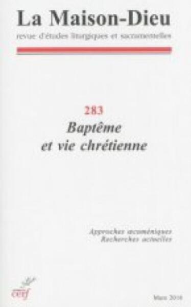 Image de MAISON-DIEU 283 - BAPTÊME ET VIE CHRÉTIENNE