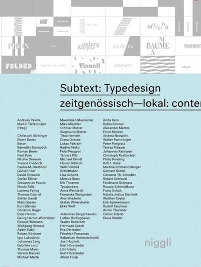 Image de Subtext : Typedesign