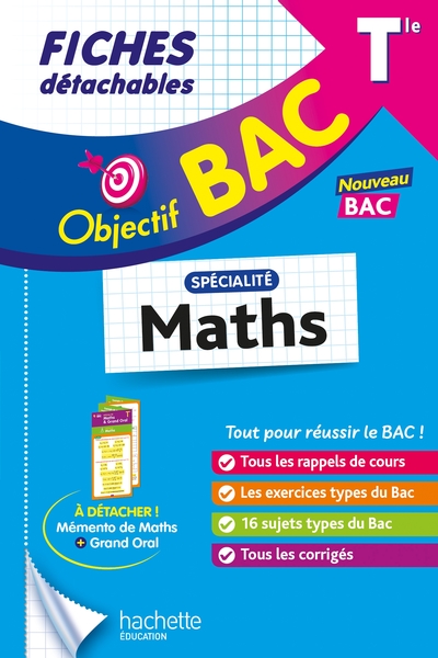 Image de Objectif BAC Fiches - Spécialité Maths Tle