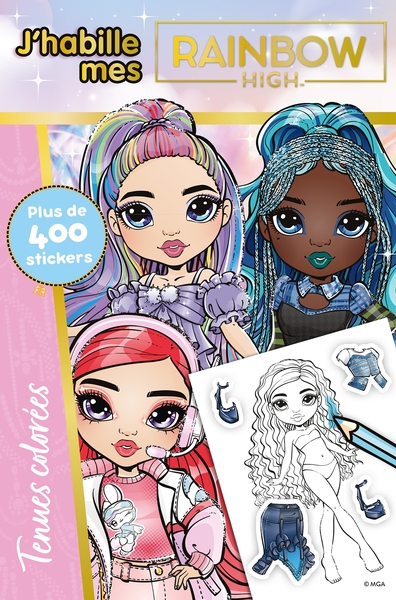 Picture of Rainbow High - J'habille - Tenues colorées