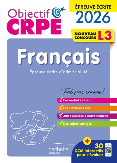 Picture of Objectif CRPE 2026-2027 - Français - épreuve écrite d'admissibilité L3