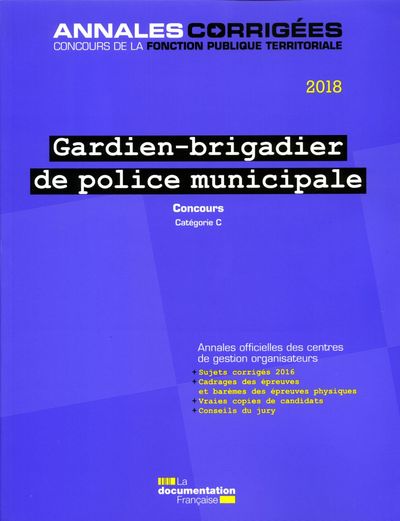 Picture of Gardien-brigadier de police municipale 2018 - Concours