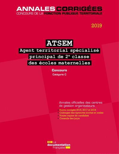 Image de Atsem-Agent territorial spécialisé principal de 2e classe des écoles maternel