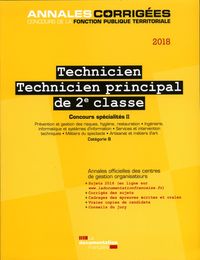 Picture of Technicien principal de 2e classe 2018 - Concours spécialités ii