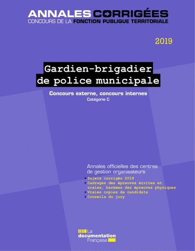 Picture of Gardien-brigadier de police municipale 2019 - Concours  catégorie c