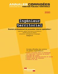 Picture of Ingénieur territorial 2020 - Ingeniérie, gestion technique et architecture