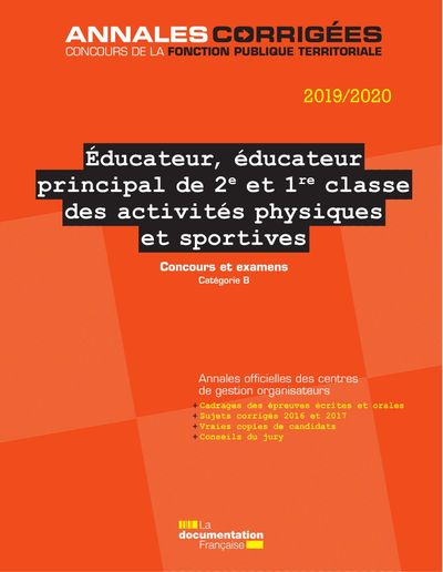 Picture of Educateur principal de 2e et 1ere classe des activités physiques