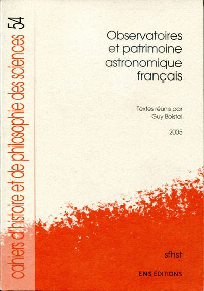 Picture of Cahiers d'histoire et de philosophie des sciences, n° 54