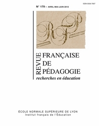 Picture of REVUE FRANCAISE DE PEDAGOGIE, N  179/2012