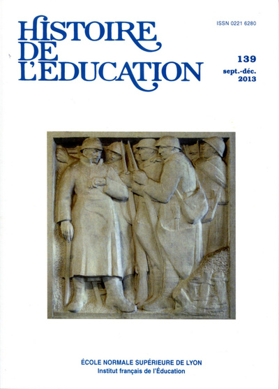 Picture of HISTOIRE DE L'EDUCATION, N 139/2013. VARIA