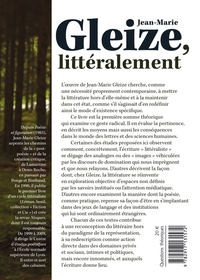 Image de Jean-Marie Gleize, littéralement