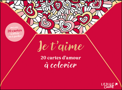 Image de Je t’aime ! 20 cartes d’amour à colorier
