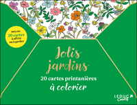 Picture of Jolis Jardins : 20 cartes printanières à colorier