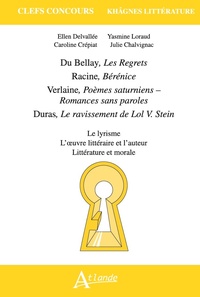 Image de Khâgnes 2021 Du Bellay, Les Regrets , Racine, Bérénice , Verlaine, Poèmes