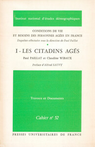 Picture of Conditions de vie et besoins des personnes âgées en France I