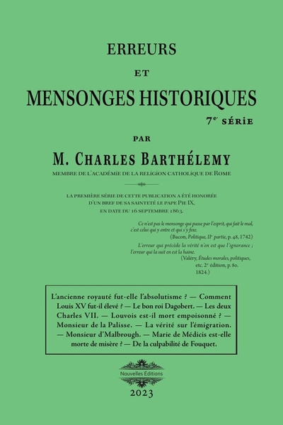 Picture of Erreurs et mensonges historiques 7