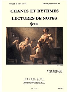 Image de CHANTS ET RYTHMES - LECTURES DE NOTES CY019. CYCLE 2 - 1ERE ANNEE (ANCIEN PREPARATOIRE B)