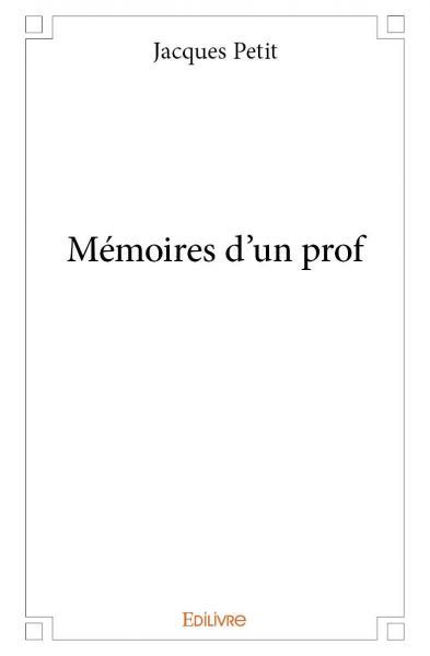 Image de Mémoires d'un prof
