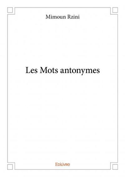Image de Les mots antonymes
