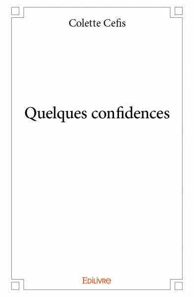 Image de Quelques confidences