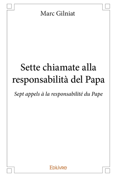 Picture of Sette chiamate alla responsabilità del Papa
