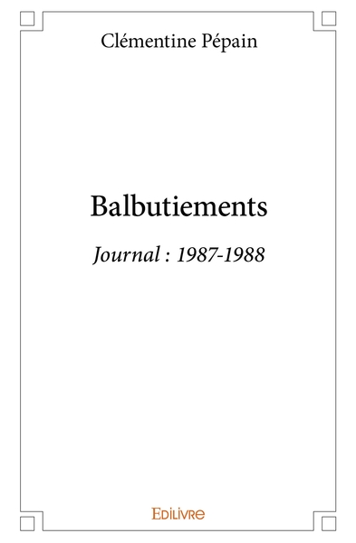 Picture of Balbutiements