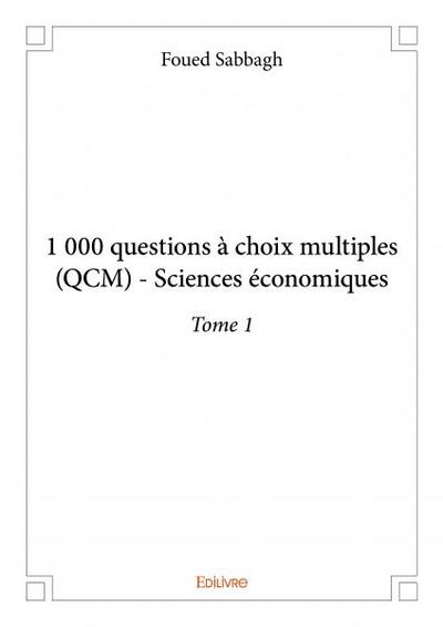 Image de 1 000 questions à choix multiples (qcm)  sciences économiques