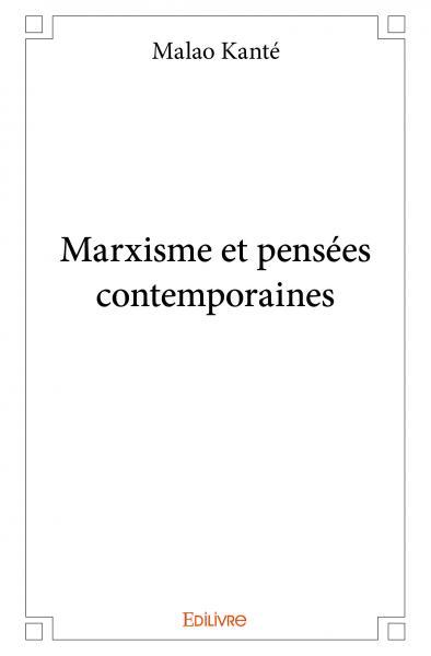 Image de Marxisme et pensées contemporaines