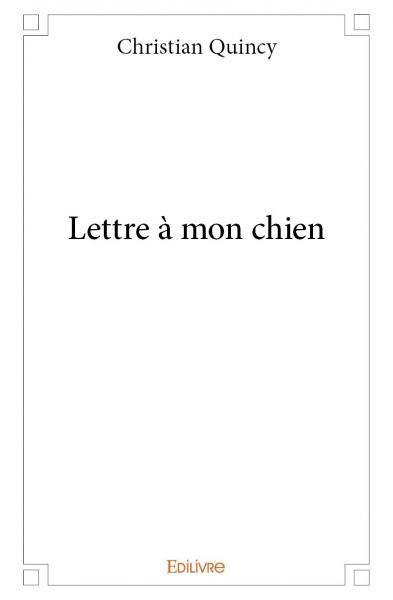 Picture of Lettre à mon chien
