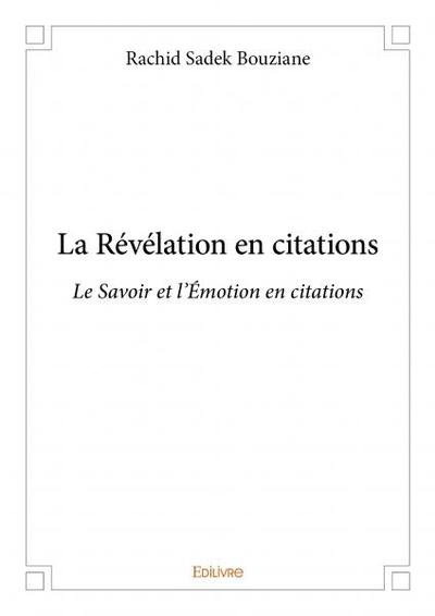 Picture of La révélation en citations