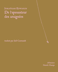 Picture of De l'apesanteur des araignées