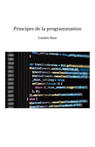 Image de Principes de la programmation