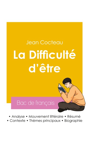 Picture of Réussir son Bac de français 2026 : Analyse de l'autobiographie La Difficulté d'être de Jean Cocteau
