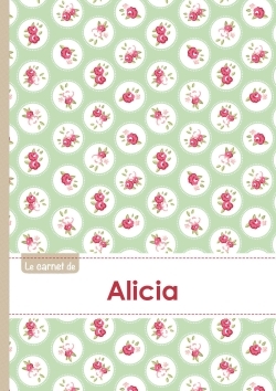 Image de Le carnet d'Alicia - Lignes, 96p, A5 - Roses Tea time