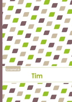 Image de Le carnet de Tim - Lignes, 96p, A5 - Pe´tales Vert Taupe Gris