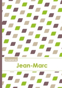 Image de Le carnet de Jean-Marc - Lignes, 96p, A5 - Pe´tales Vert Taupe Gris