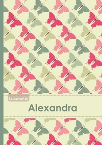 Image de Le carnet d'Alexandra - Lignes, 96p, A5 - Papillons Vintage