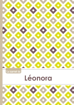 Image de Le carnet de Léonora - Lignes, 96p, A5 - Carré Poussin Gris Taupe