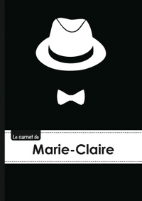 Picture of Le carnet de Marie-Claire - Lignes, 96p, A5 - Chapeau et N ud papillon