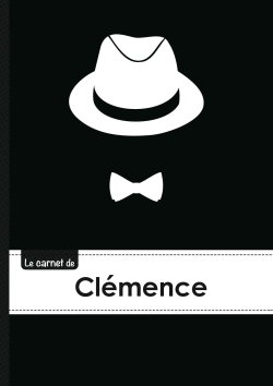 Image de Le carnet de Clémence - Lignes, 96p, A5 - Chapeau et N ud papillon