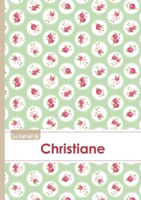 Image de Le carnet de Christiane - Lignes, 96p, A5 - Roses Tea time