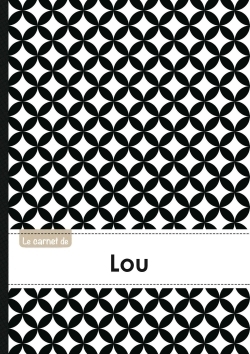 Image de Le carnet de Lou - Lignes, 96p, A5 - Ronds Noir et Blanc